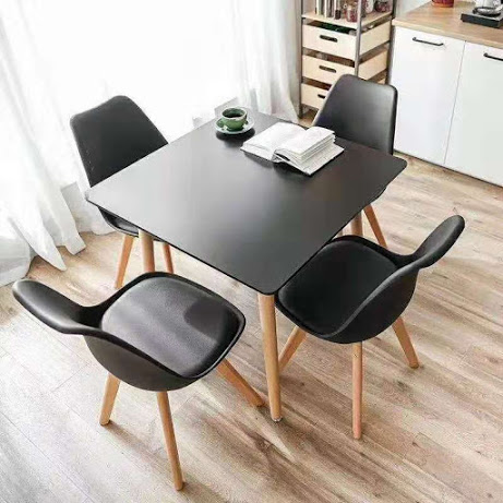 Laughing Buddha - Eames Chair With Padded Seat Mid Century Modern DSW