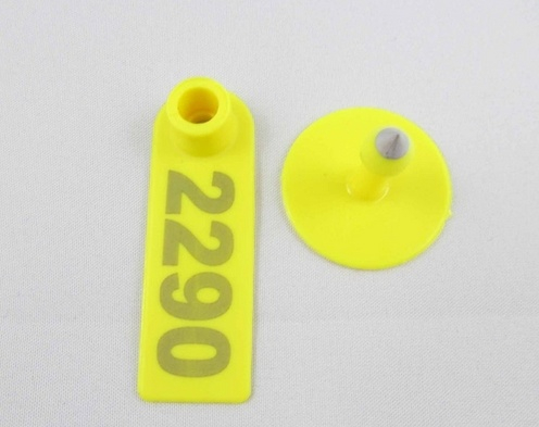 Ear Tag Plastic For Goat 20*50 Mm