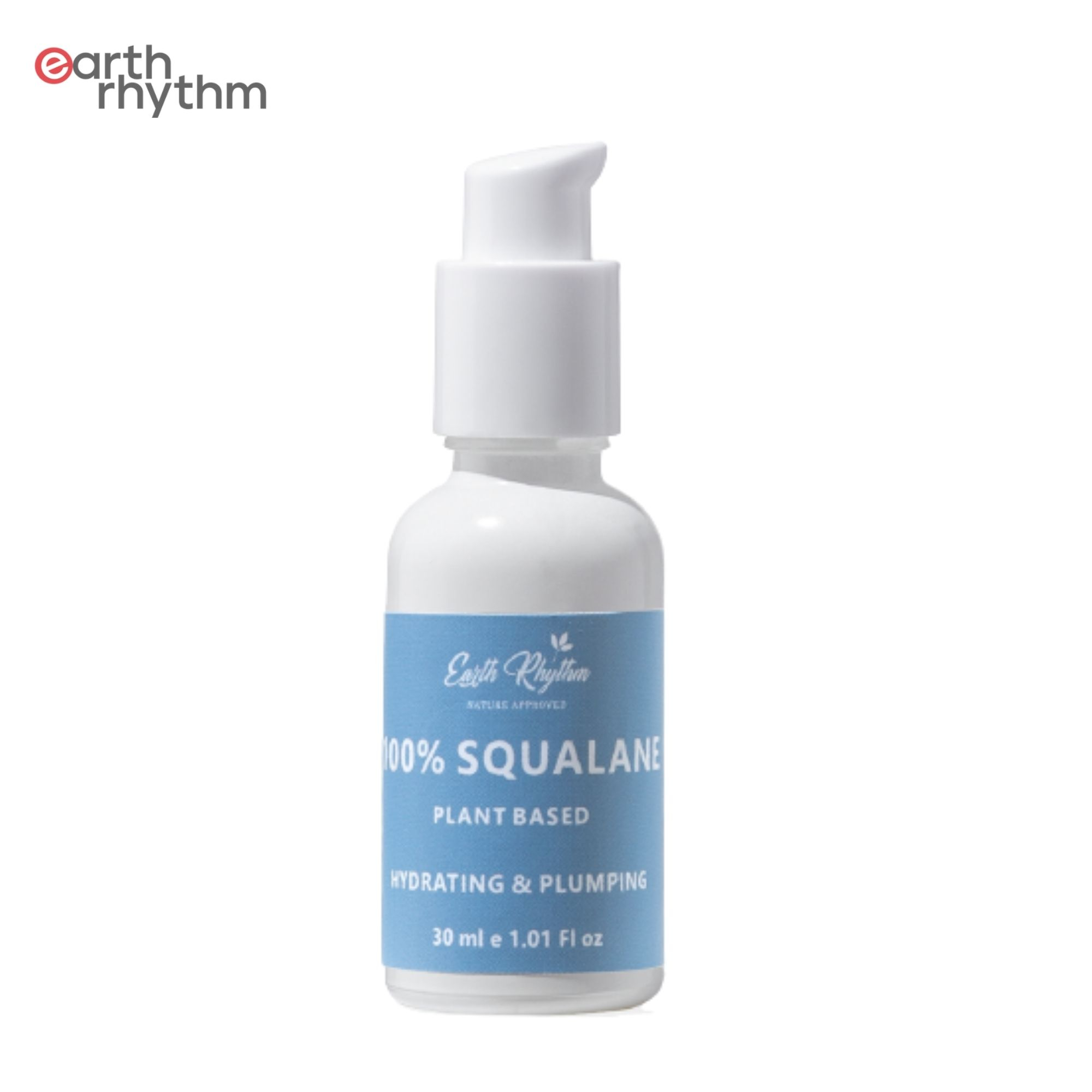 Earth Rhythm 100% Plant Derived Hydrating & Plumping Squalane Oil | All Skin Types - 30 ml