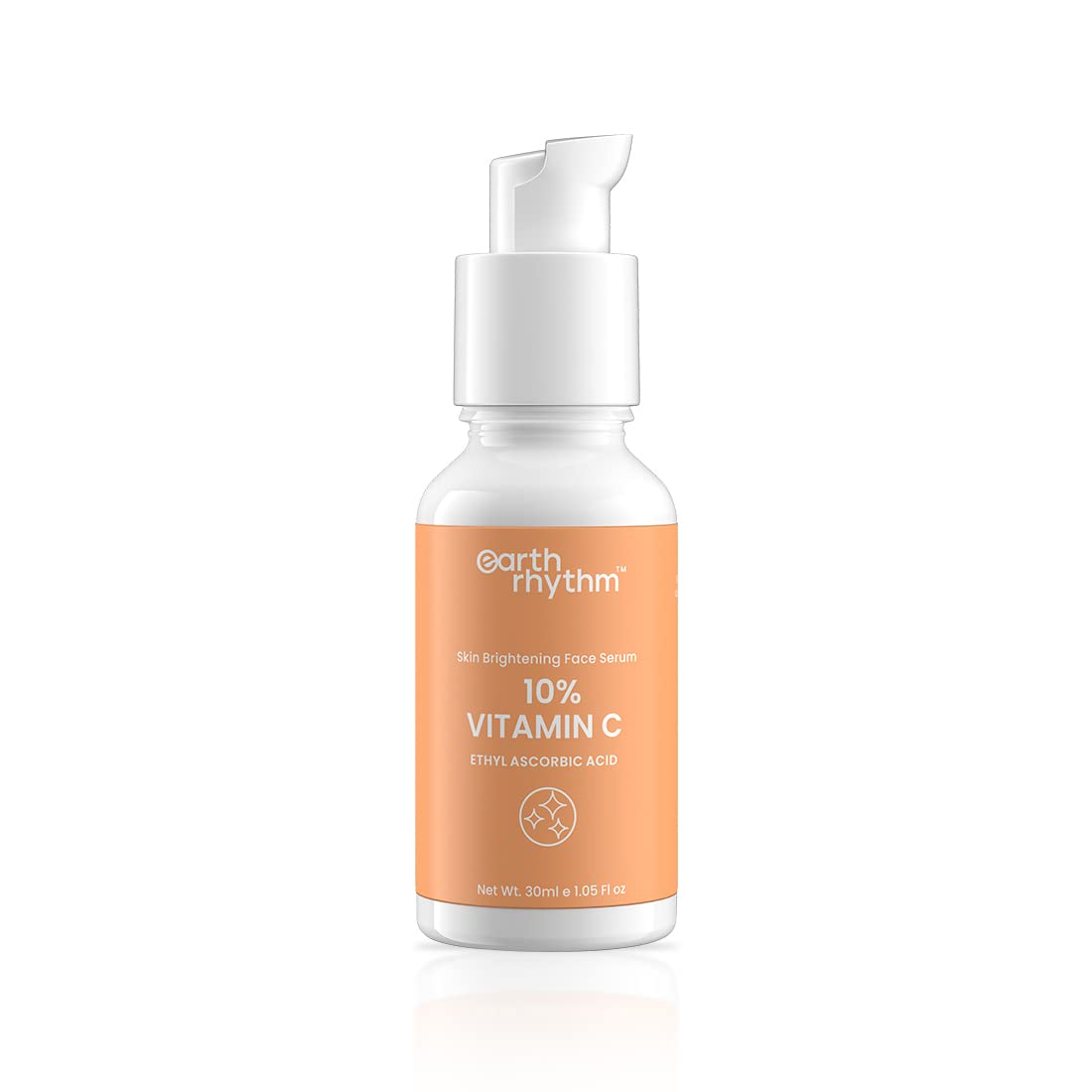 Earth Rhythm 10% Vitamin C Serum | Anti Aging | Reduces Dark Spots & Pigmentation | All Skin Types - 30 ml