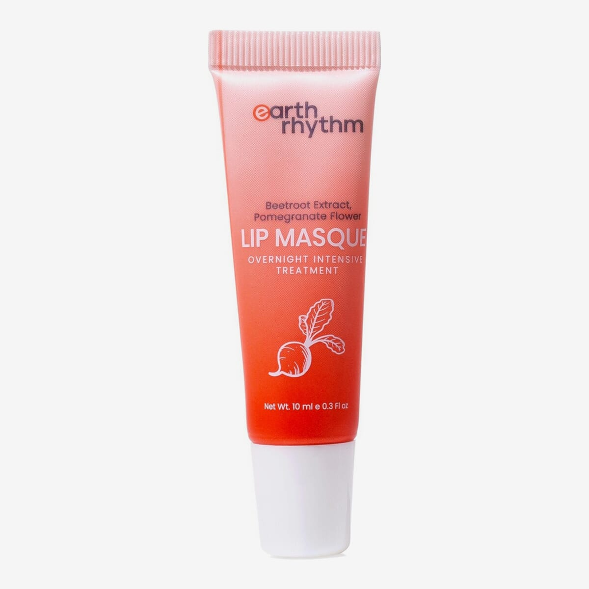 Earth Rhythm Lip Mask Overnight Intensive Treatment | Nourishes, Smoothens, Plumps & Hydrates Dry Chapped Lips - 10 Gm