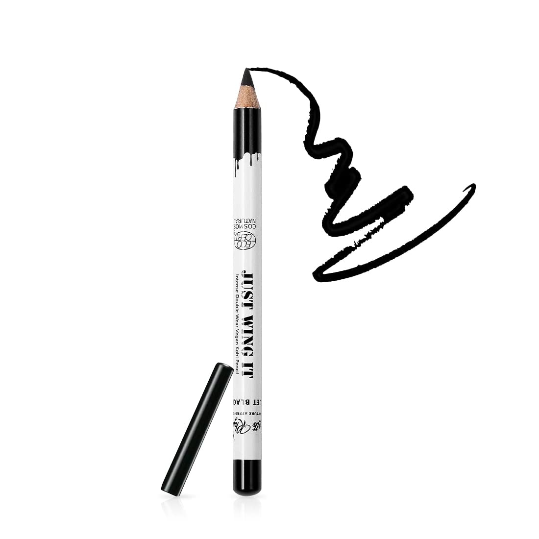Earth Rhythm Organic Kajal Kohl Pencil | Intense Black & Smooth Eyeliner with Matte Finish - 1.12 gm