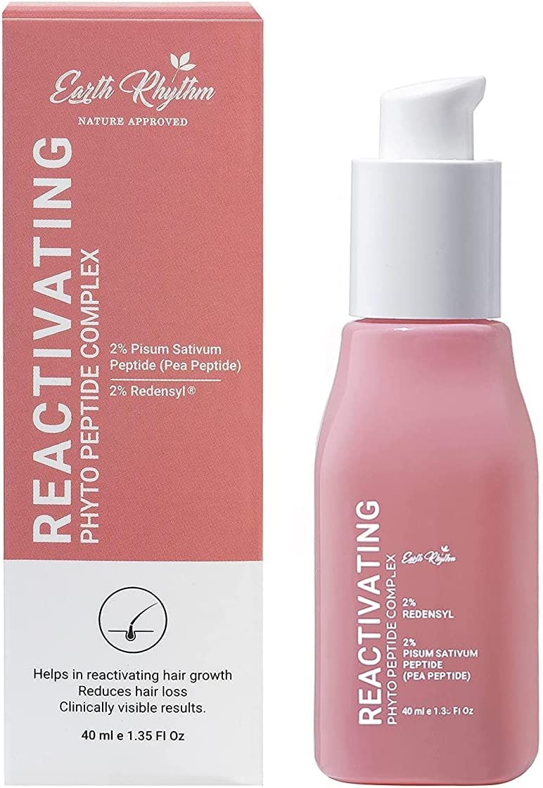 Earth Rhythm Reactivating Phyto Peptide with 2% Redensyl for Hair Growth & Hair Fall Reduction - 40 ml