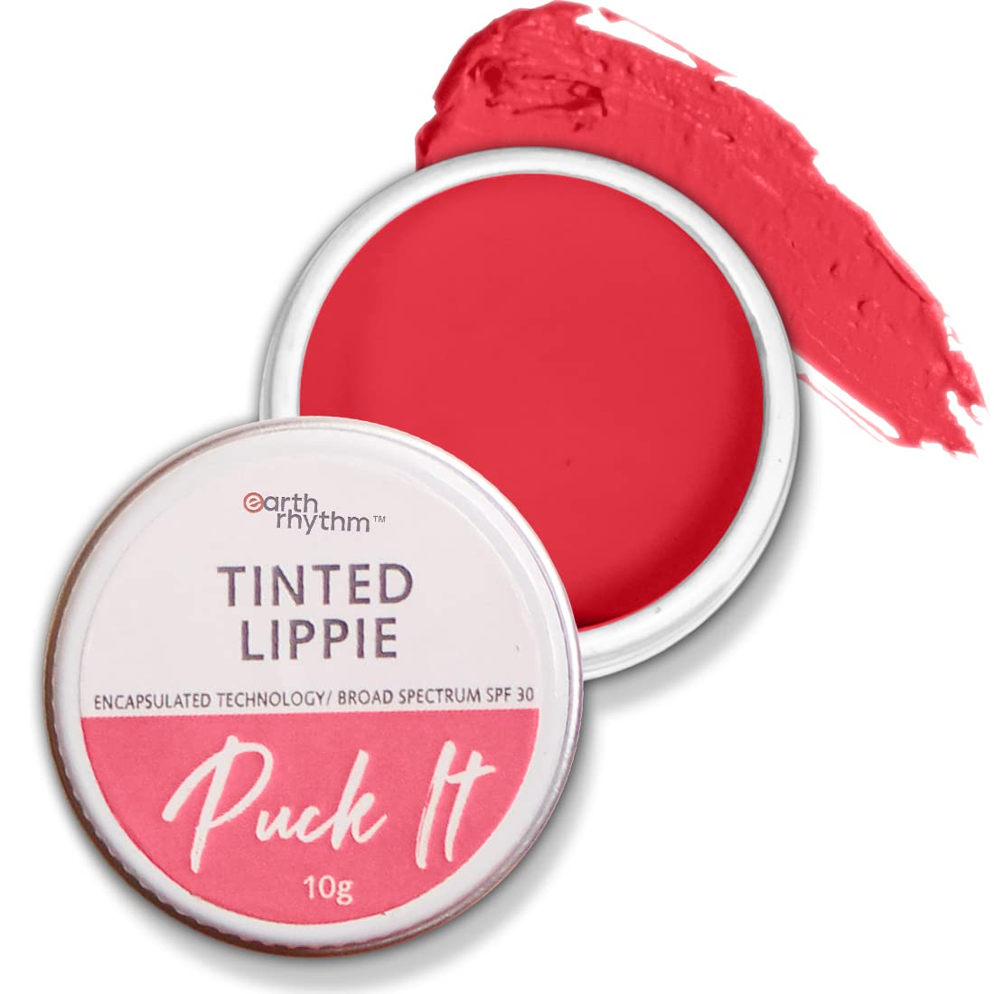 Earth Rhythm Tinted Lip Balm with SPF 30 - 10 gm-Rose Bud