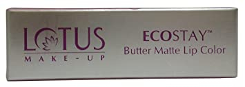 Lotus Makeup Ecostay Butter Matte Lip Wine Wish BM11
