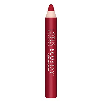 Lotus Makeup Eco stay Crayon Lipstick LC1 Crimson Craze