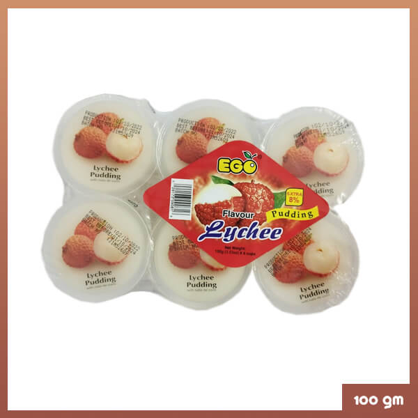 Ego Pudding Lychee 100 Gm
