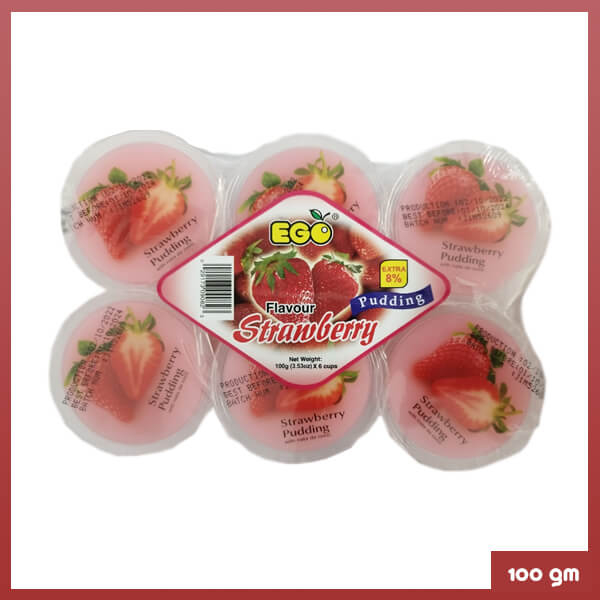 Ego Pudding Strawberry 100 Gm