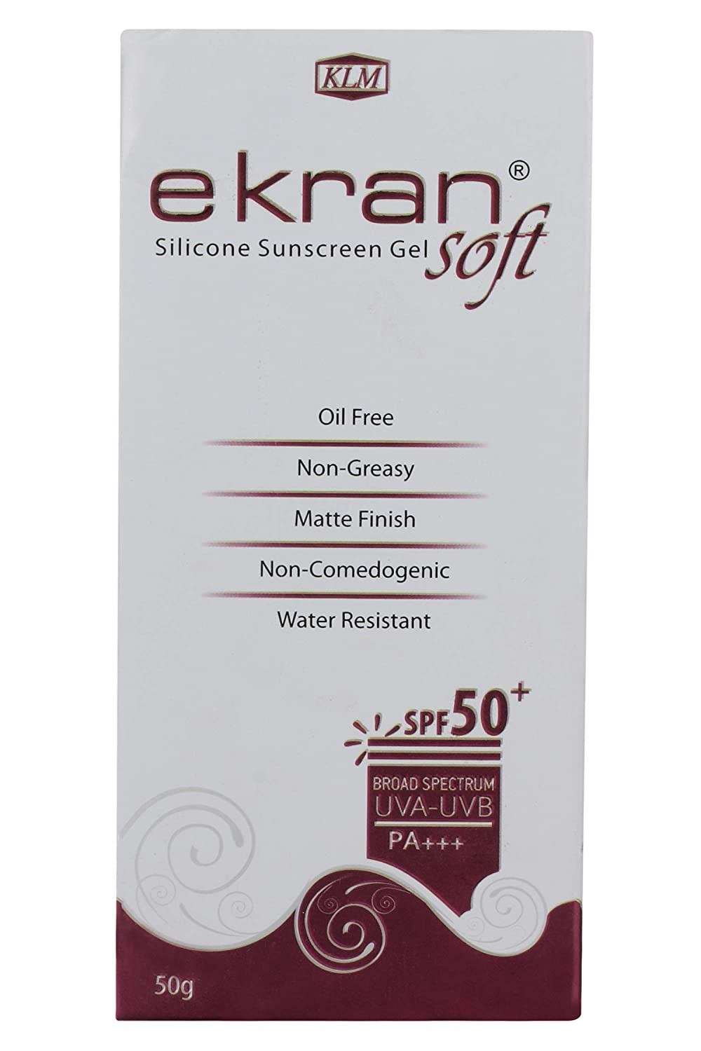 Ekran Soft Sunscreen Gel Soft SPF 50 Pa+++ , Water Resistant, Non Greasy, Oil Free Sunscreen, Best SPF Sunscreen , 50 g