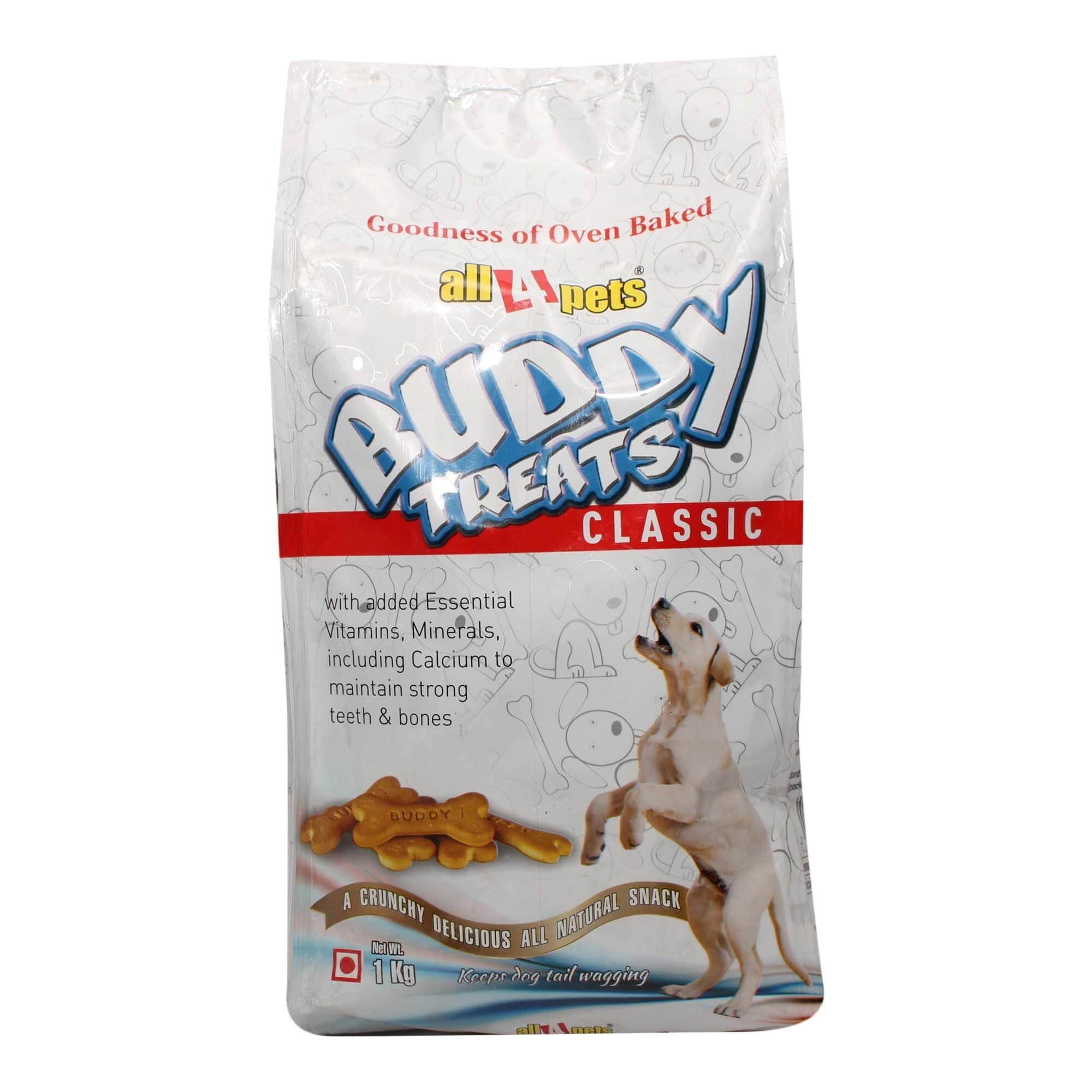 Ek Tek- All 4 Pets Buddy Treats Classic (Dog Biscuits) - 1kg
