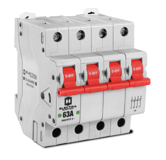 Electra Electric Isolator Fp C Curve (63Amps)