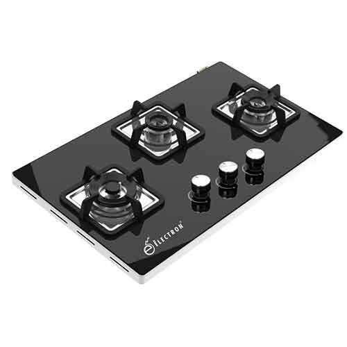 Electron XY 375 Gas Hob - Glass Hobb 3B - Slim Line