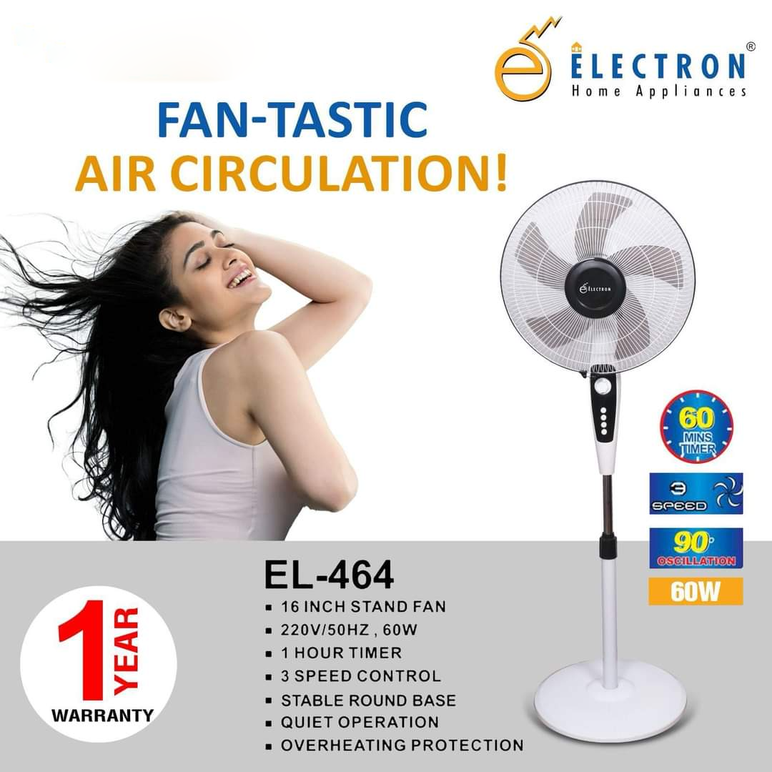 Electron EL-464 Fan 16 inch Stand Fan
