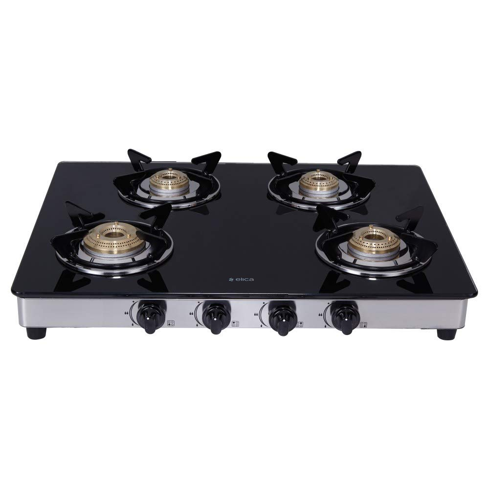 ELICA 694 CT DT VETRO GAS STOVE 4 BURNERS