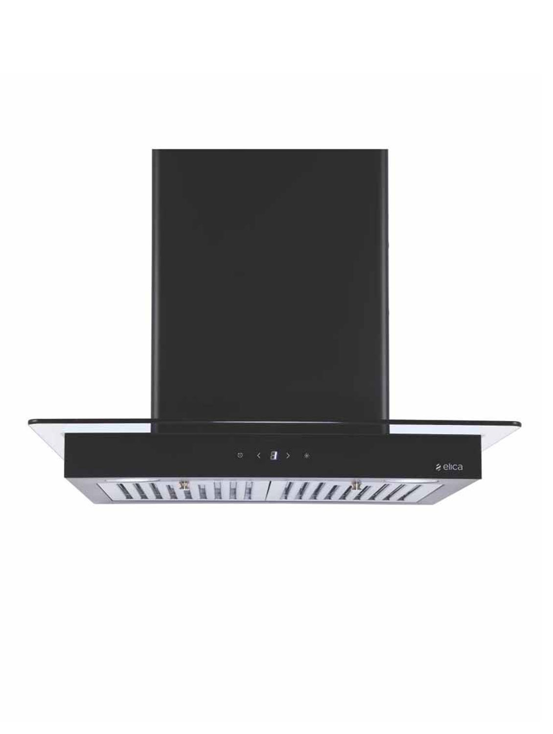 ELICA FLAT GLASS ETB PLUS LTW 60 NERO PB LED KITCHEN CHIMNEY 60cm
