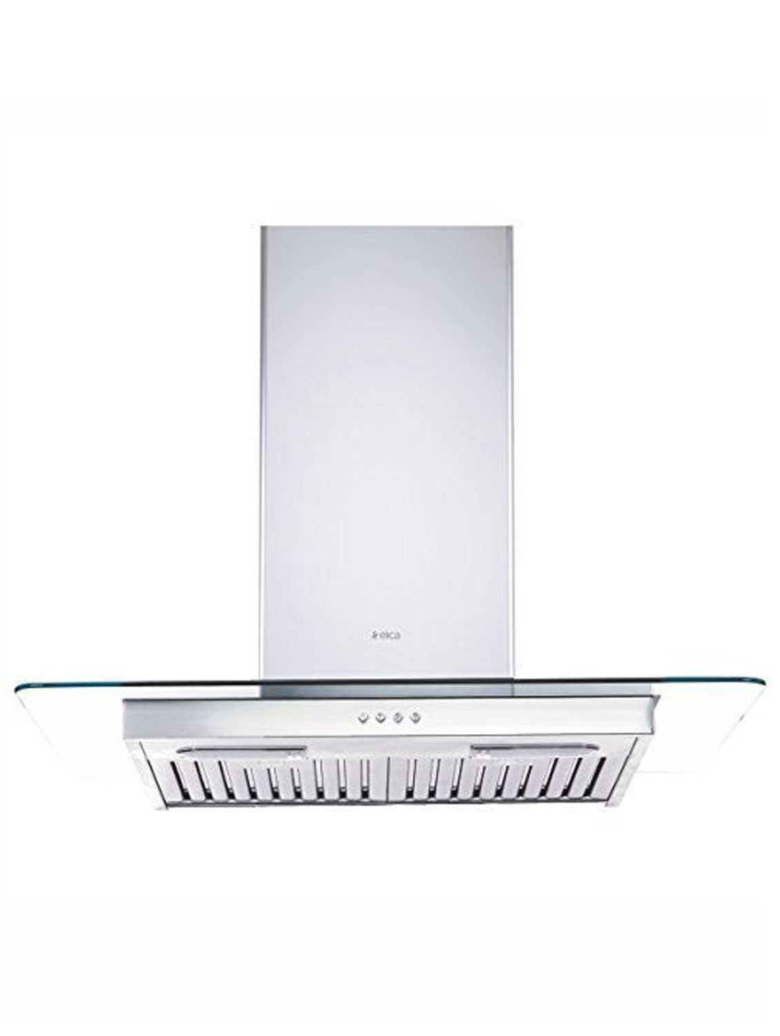 ELICA FLAT GLASS ETB TW 75 NERO PB LED KITCHEN CHIMNEY 75cm