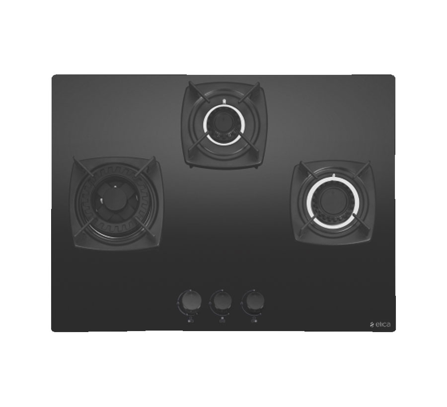 ELICA Flexi DT 60 3B 60 SWIRL GAS HOB 3 BURNERS