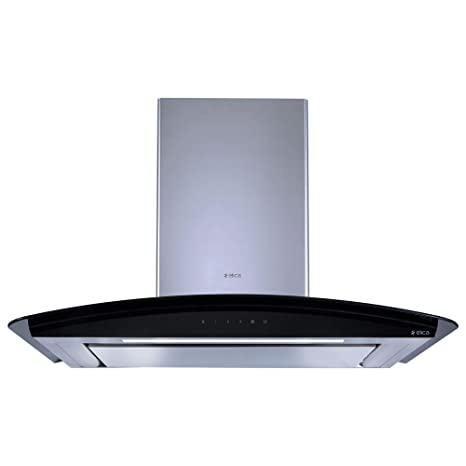 Elica GLACE ISLAND EDS PLUS HE LTW 90 T4V LED ISLAND SERIES KITCHEN CHIMNEY 90cm