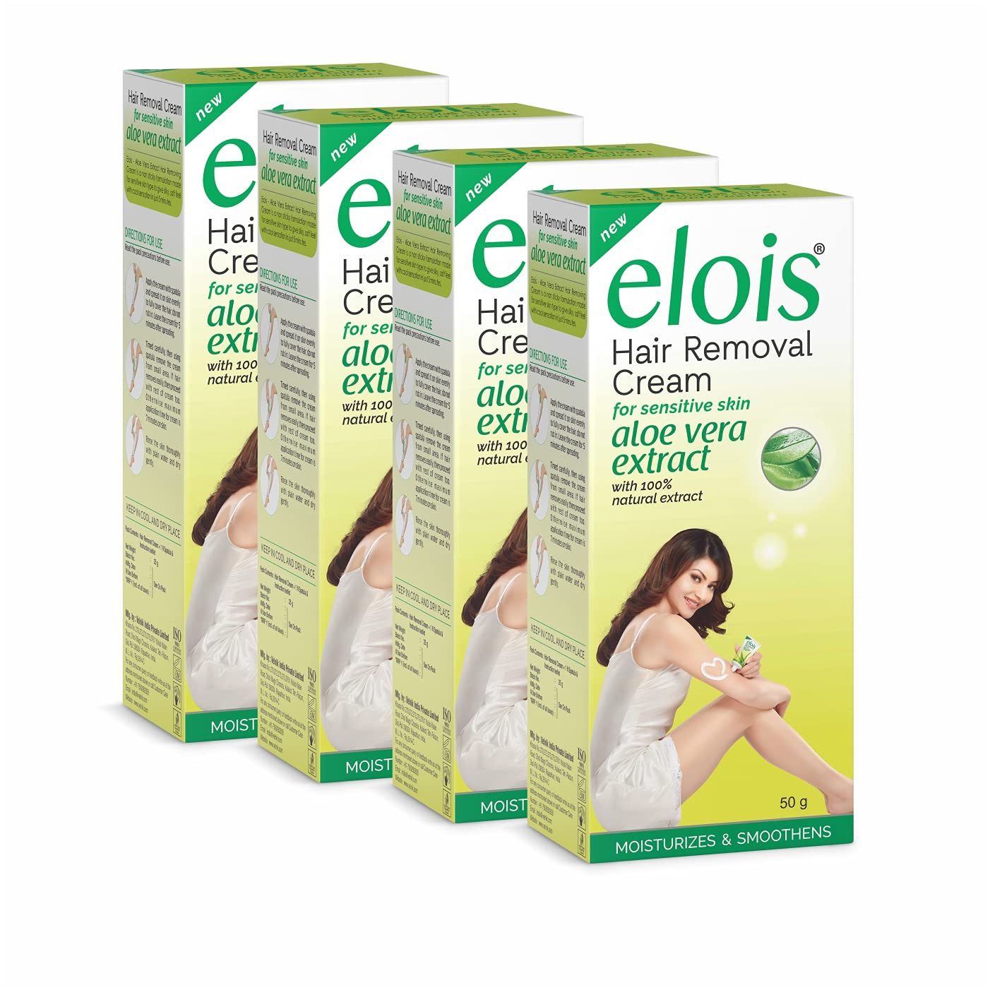 Elois Hair Removal Cream For Silky Soft Skin With Aloe Vera 50gm 