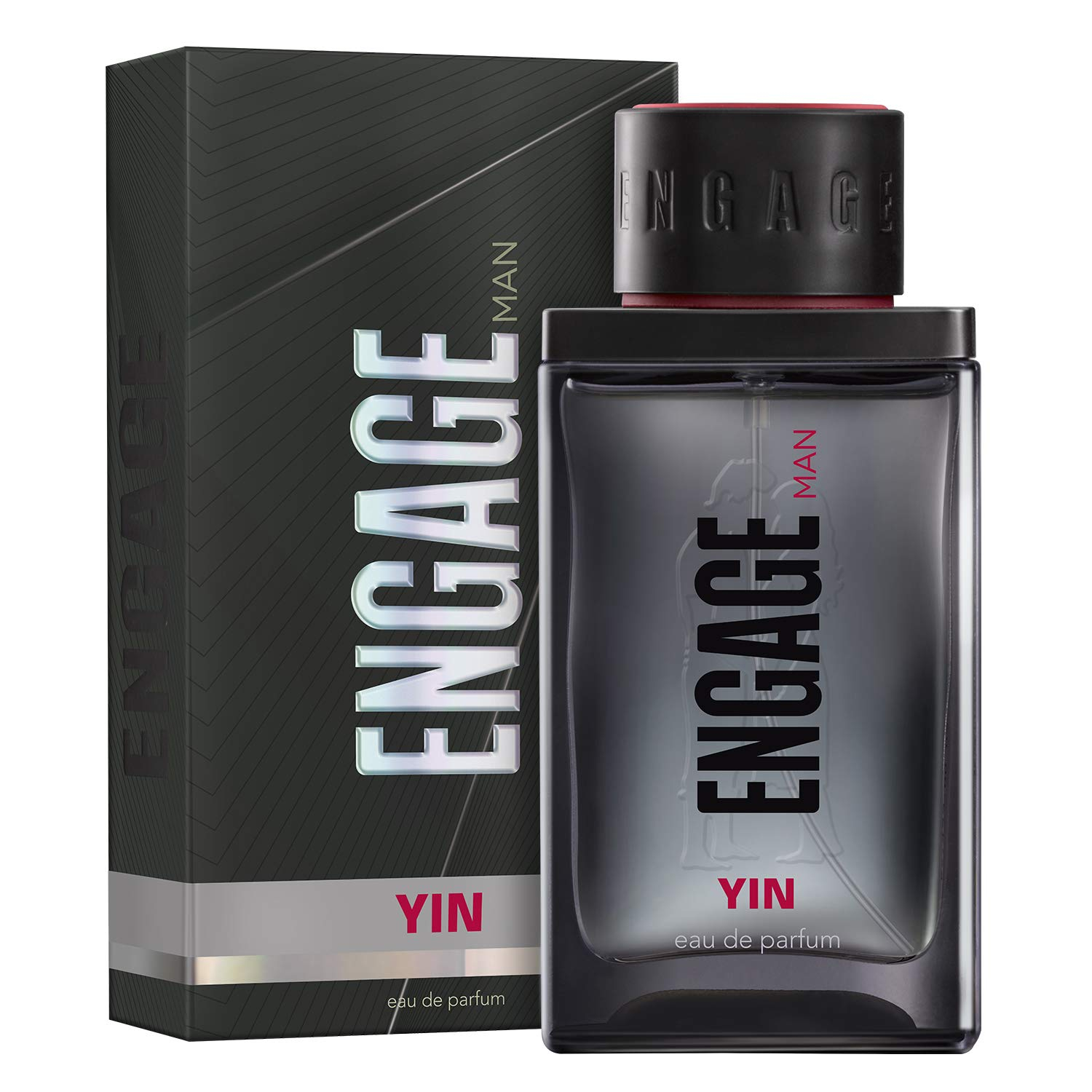 Engage Yin Eau De Parfum for Men, Fruity and Floral, Skin Friendly and Long Lasting, 90ml
