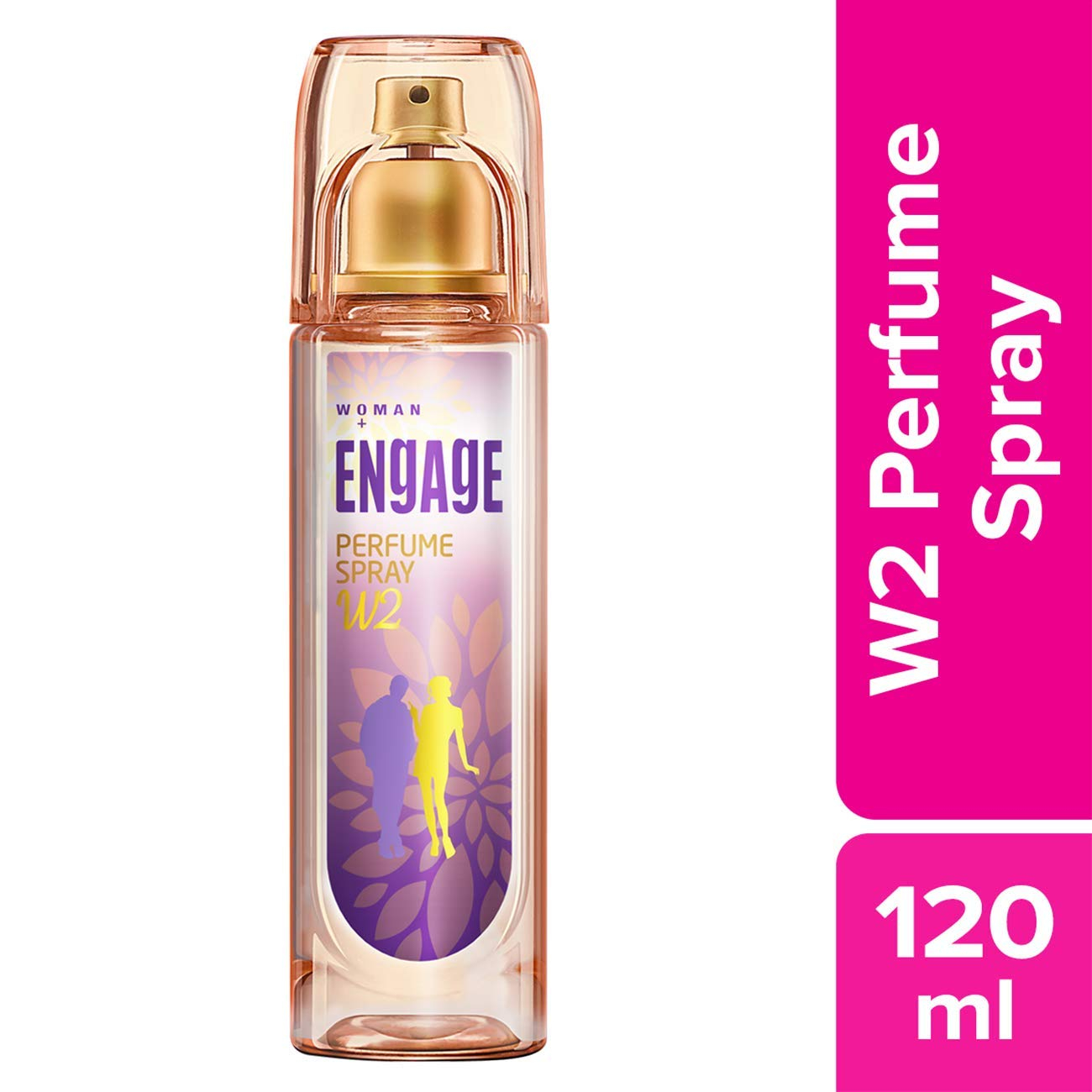 Engage W2 Perfume Spray For Women, Floral and Fruity, Skin Friendly, 120ml