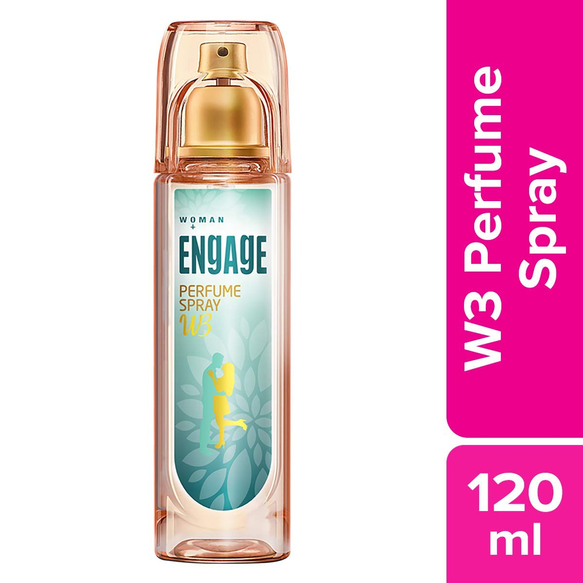 Engage W3 Perfume Spray For Women, Citrus and Floral, Skin Friendly, 120ml