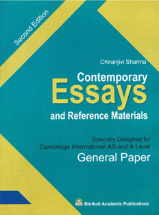 Contemporary Essays and Reference Materials (Specia Designed For Cambridge International AS and A Level) General Paper