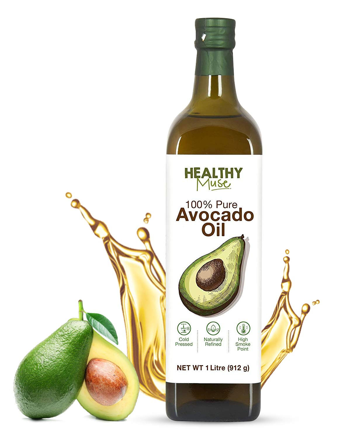 Essential Living Avocado Oil Cold Pressed – 1000 ml