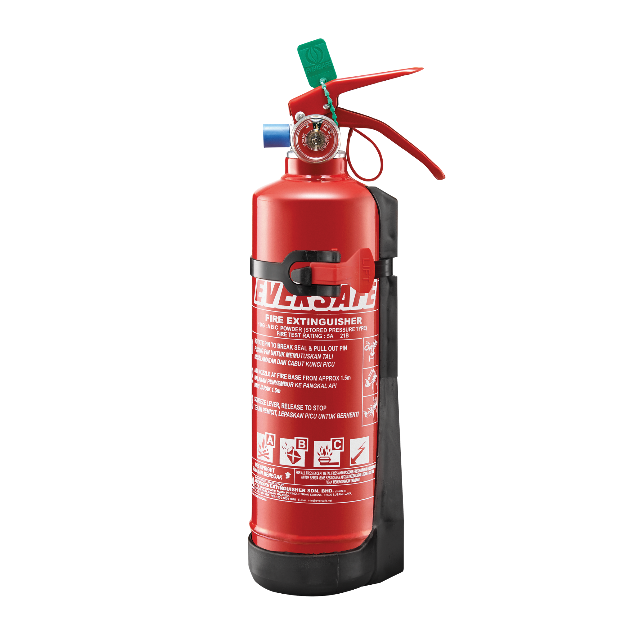 Eversafe1 kg. ABC Type Fire Extinguisher