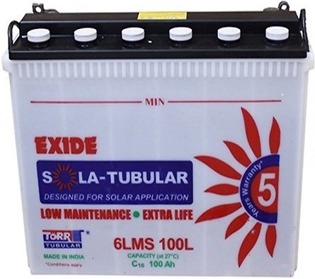 EXIDE SOLAR 6LMS100L 100AH BATTERY 12V