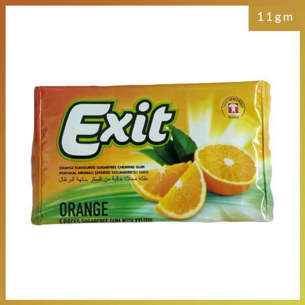 Exit Chewing Gum Stick 5 Pcs Orange 11 Gm