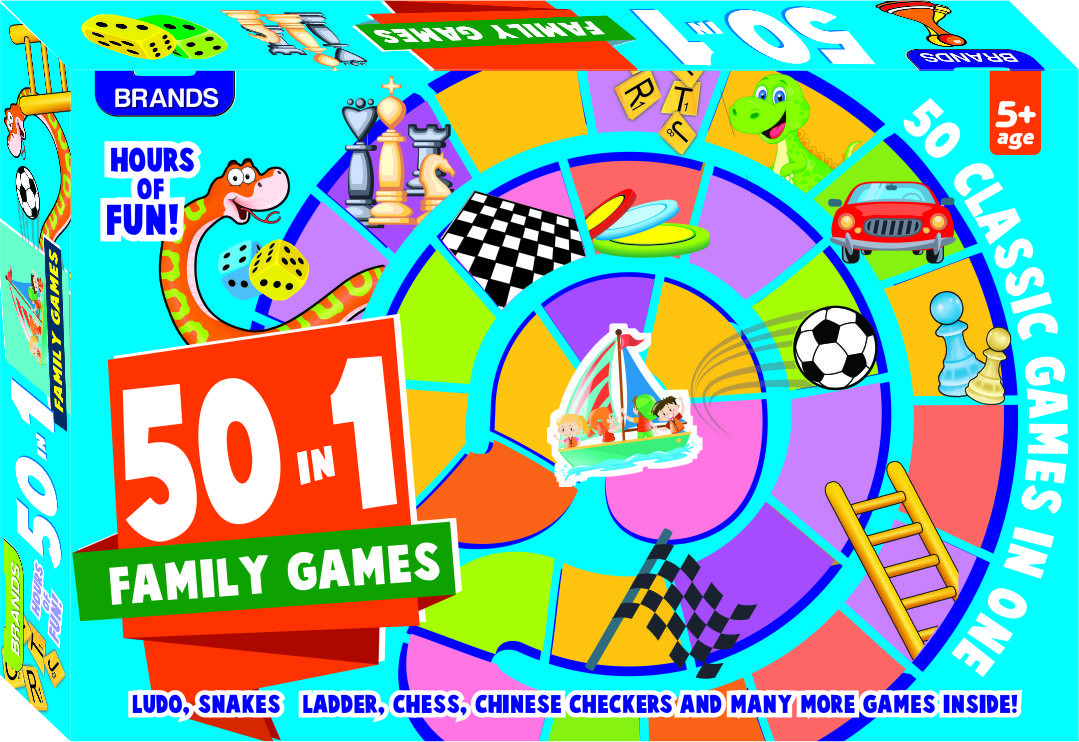 Brands Fifty in One Family Game 50 Classic 5+ years