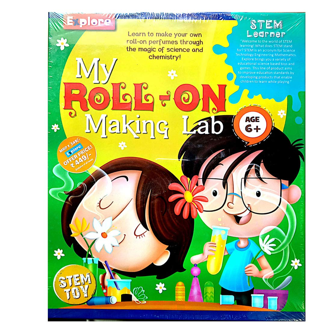 Explore My Roll on Making Lab STEM Educational Learner DIY Activity Toy Kit for Girls and Boys