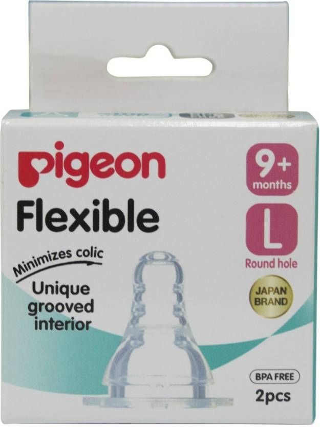 Pigeon Peristaltic Nipple L 2PCS 88013