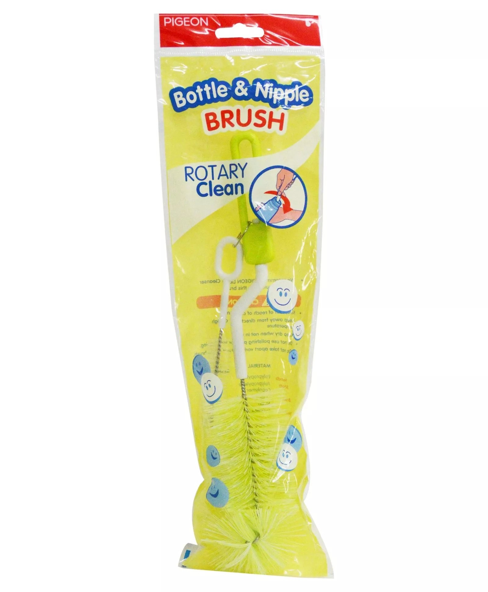 Pigeon Nylon Brush For Bottle And Nipple Y-Green 