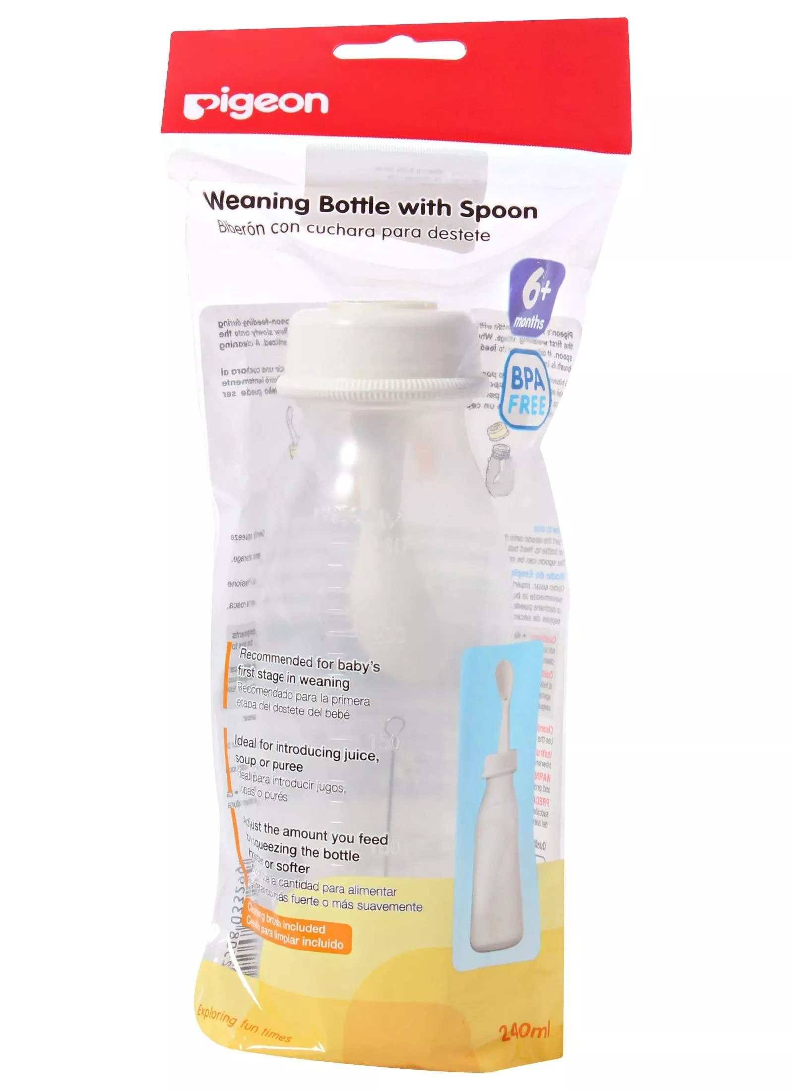 Pigeon Weaning Bottle With Spoon - 240 ml