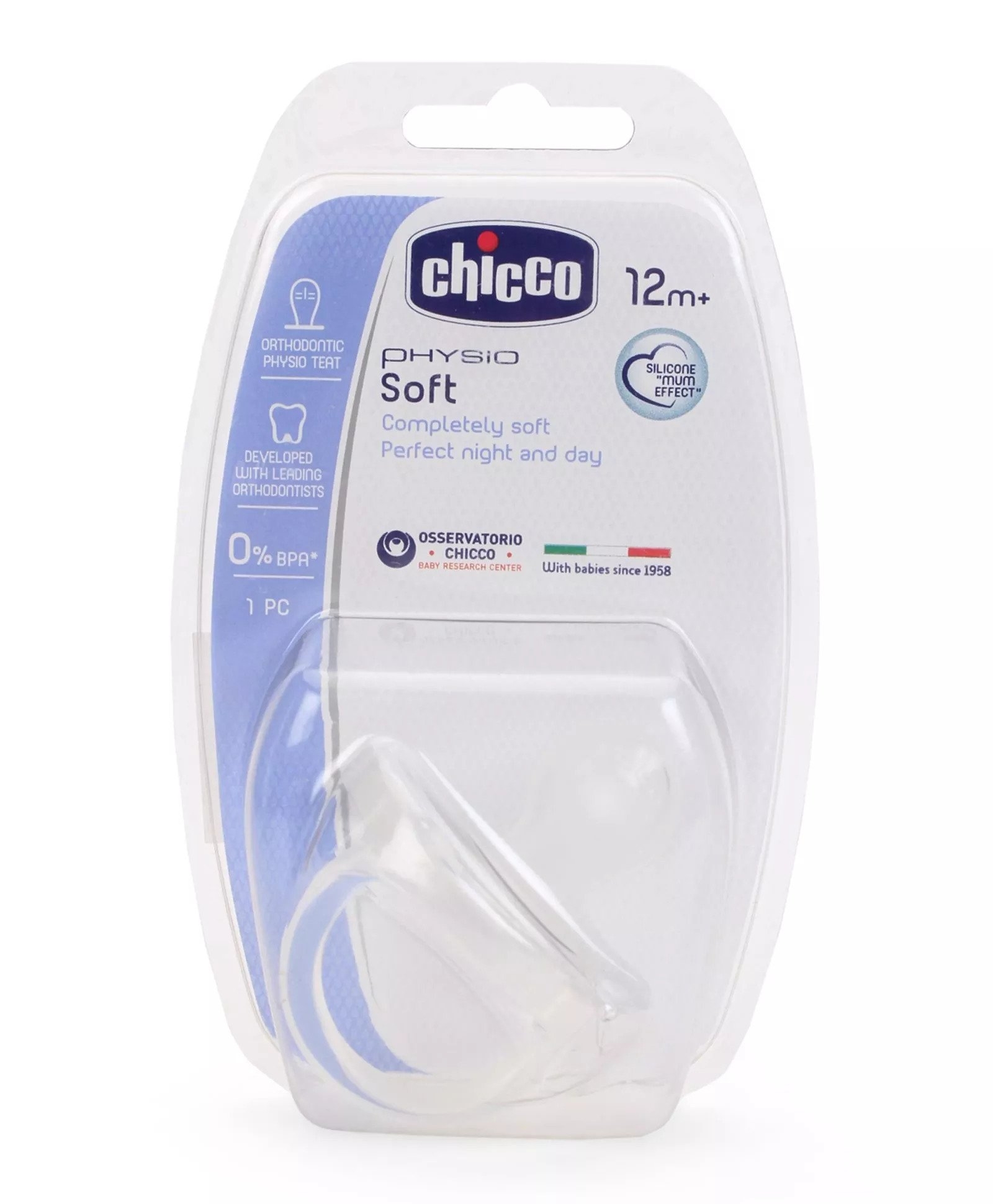 Chicco Physio Comfort Soother 12M Neutral B-Type