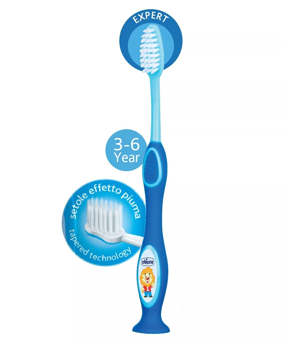 Chicco Milk Toothbrush Blue