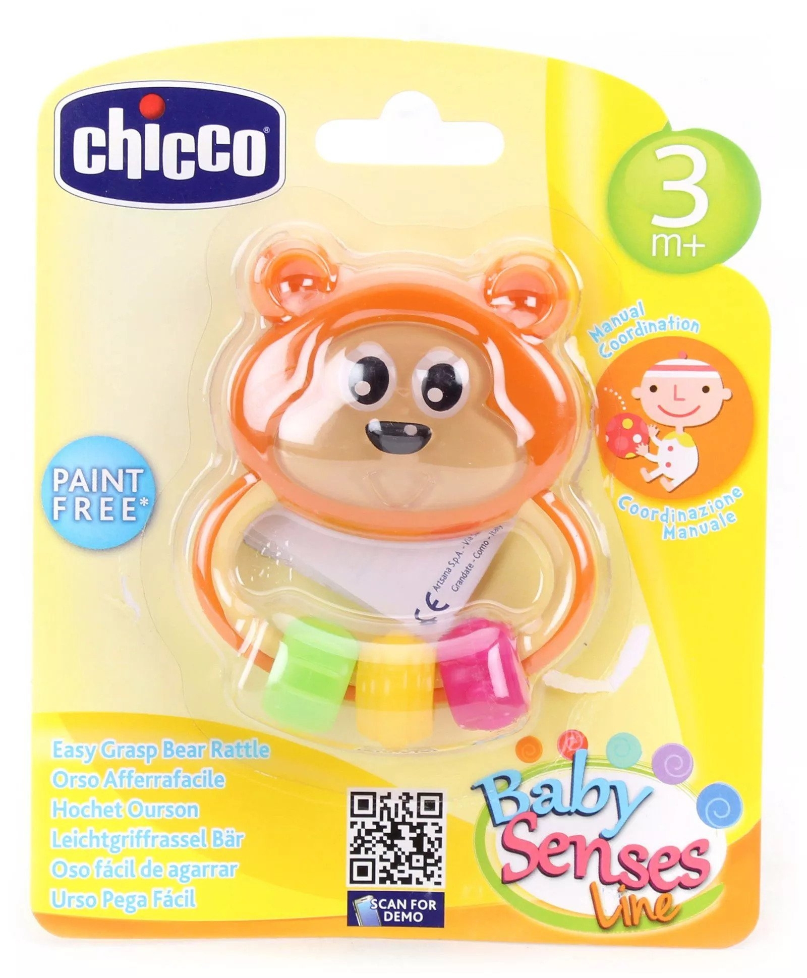 Chicco Easy Grasp Bear Rattle