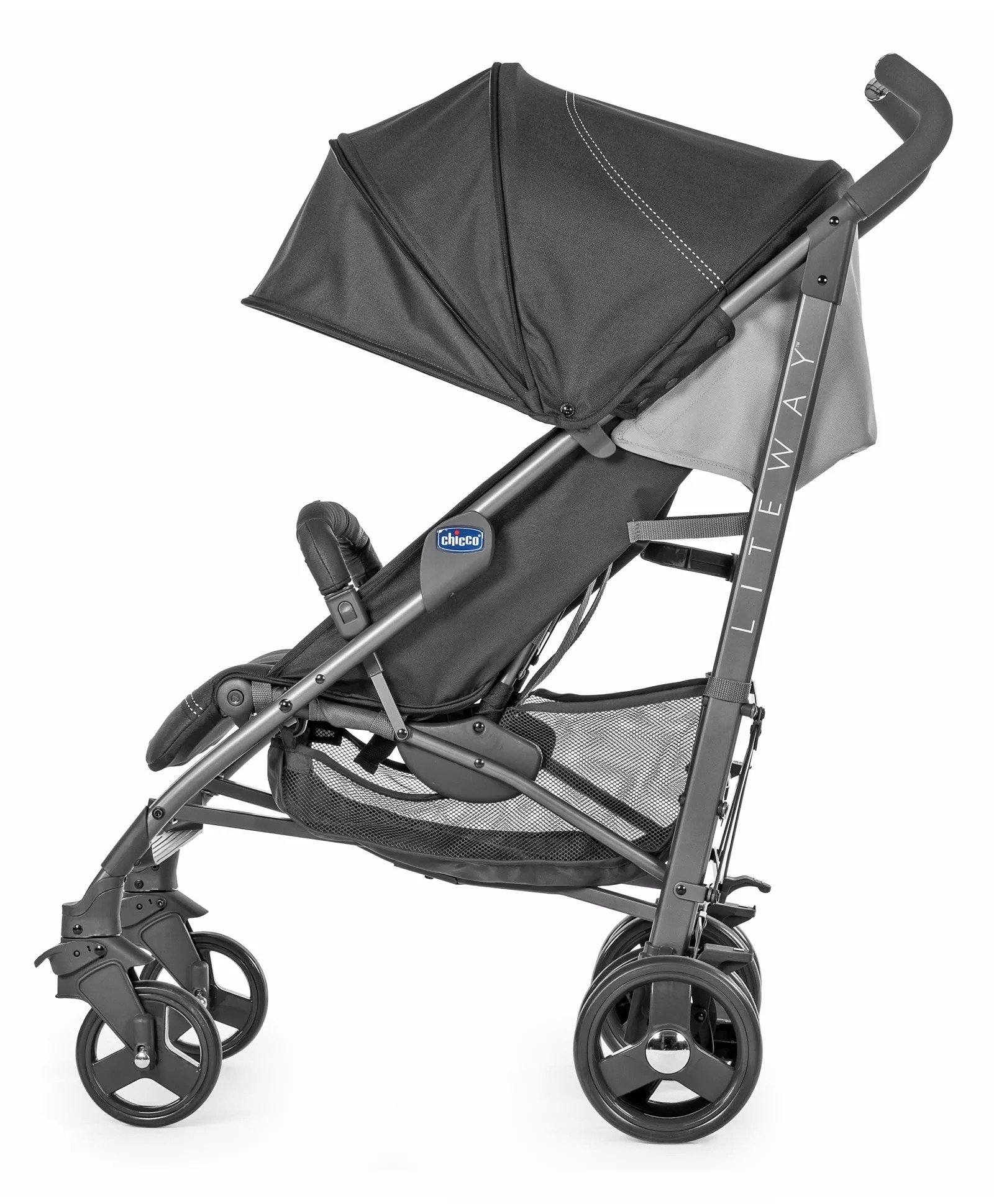 Chicco Lite Way 3 Basic Stroller Grey