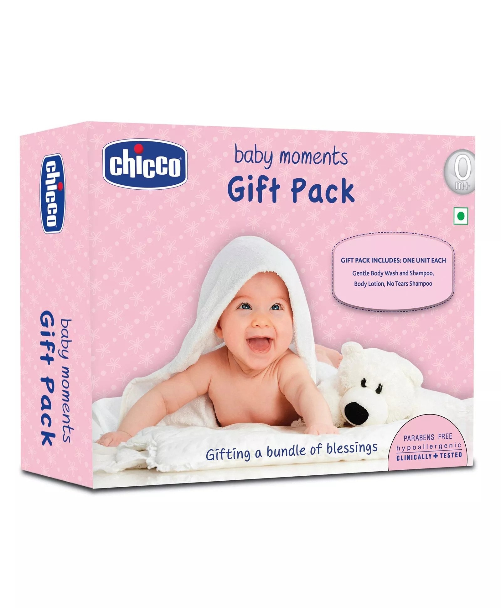 Chicco Baby Moments Skin Care Gift Pack Pink