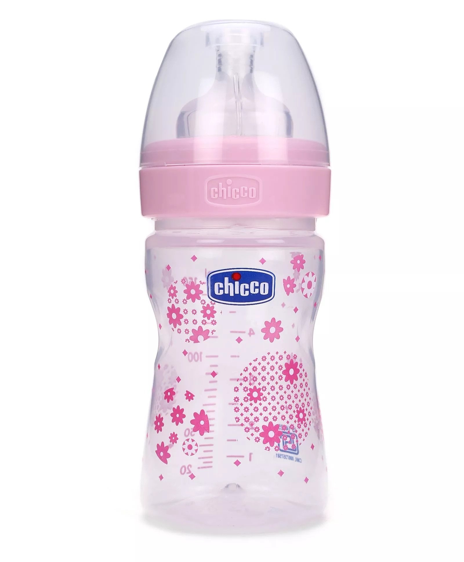Chicco Well Being Feeding Bottle Pink 150 ml