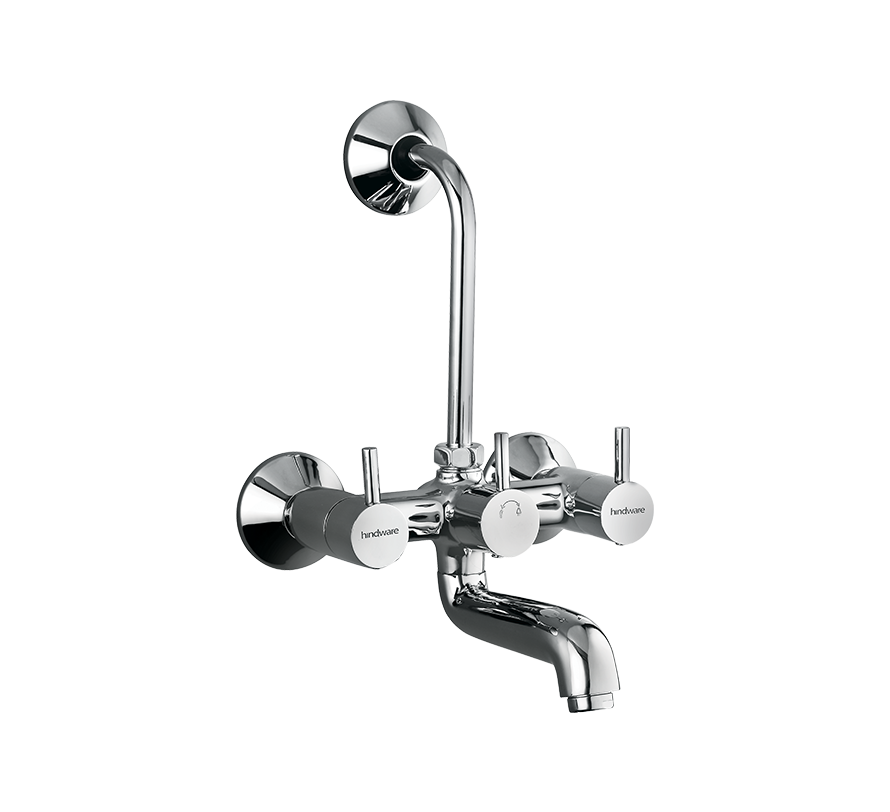 Hindware F280018 - Flora Wall Mixer With Provision For Overhead Shower