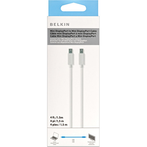 Belkin 4.9' Mini DisplayPort Male Cable (White)