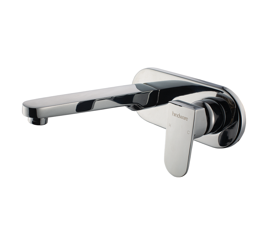 Hindware F340013 - Elegance Exposed Part Kit of Single Lever Basin Mixer Wall Mounted