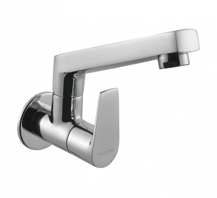 Hindware F360023 - Element Sink Cock With Swivel Casted Spout (Wall Mounted)