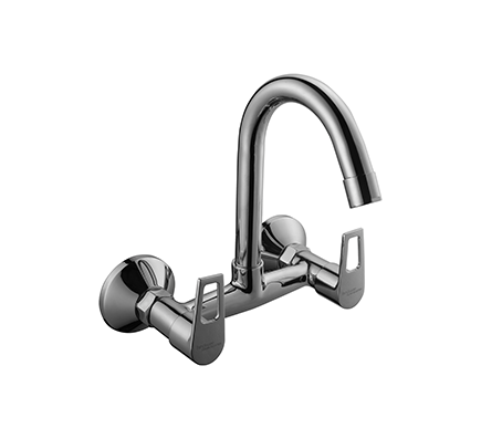 Hindware F570027 - Aspiro Sink Mixer Swivel Spout-Wall Mounted