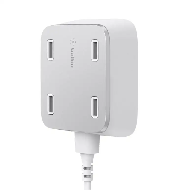Belkin F8M990vfWHT Family Rockstar 4-Port USB Universal Charger