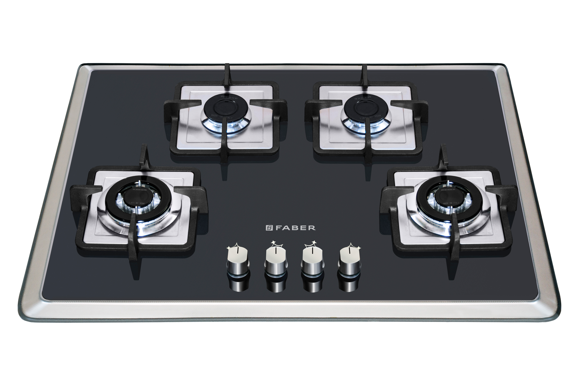 Faber Fusion 724 CRX BR CI Built-In-Hobs 3 Burner