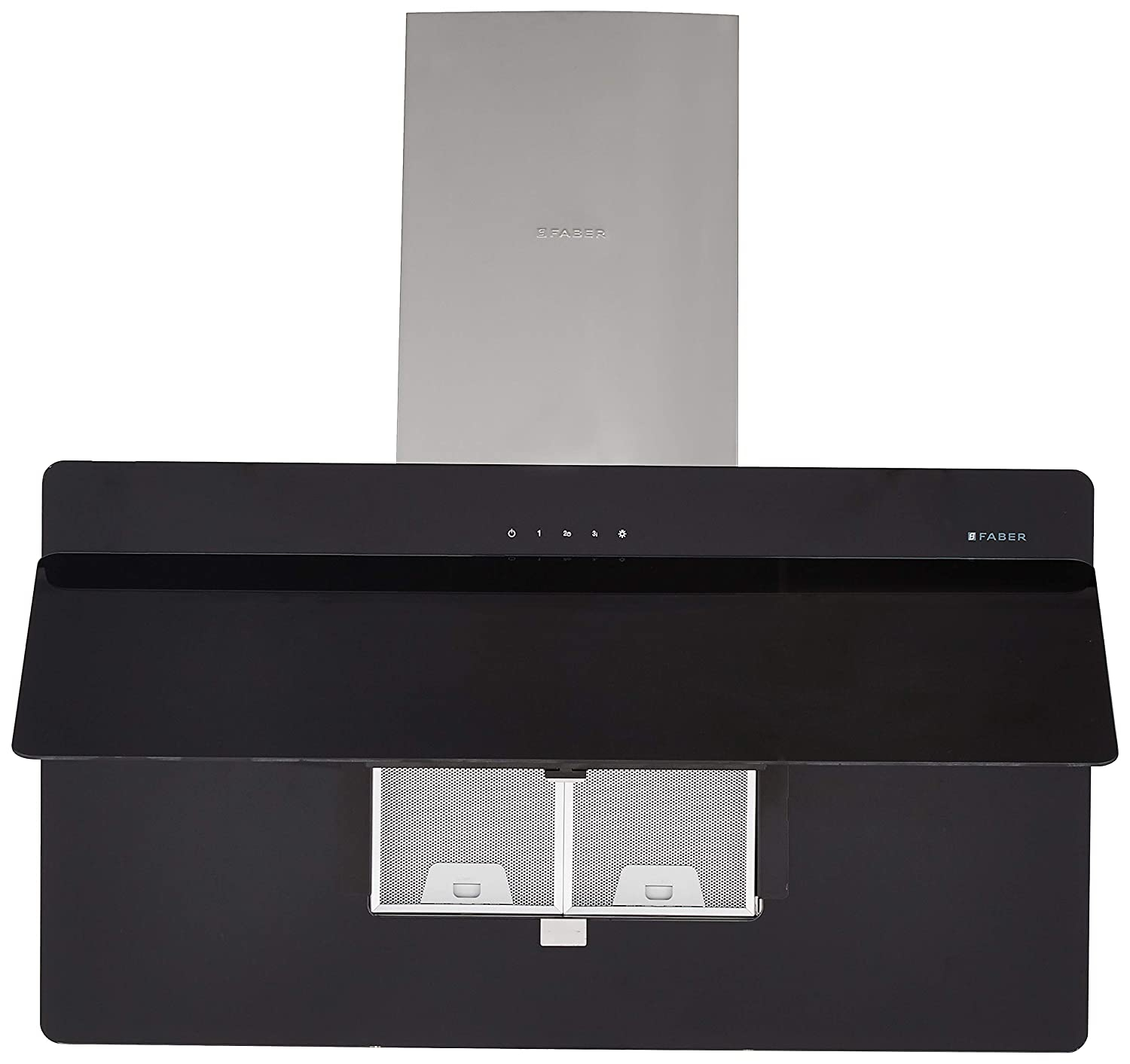 Faber Hoods Cocktail 3D T2S2 BK TC LTW 90 chimney